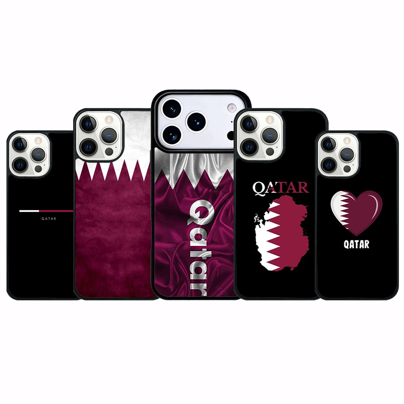 Phone Cases Qatar - Telefoonhoesje met Qatar-vlag, nationale banner, voor