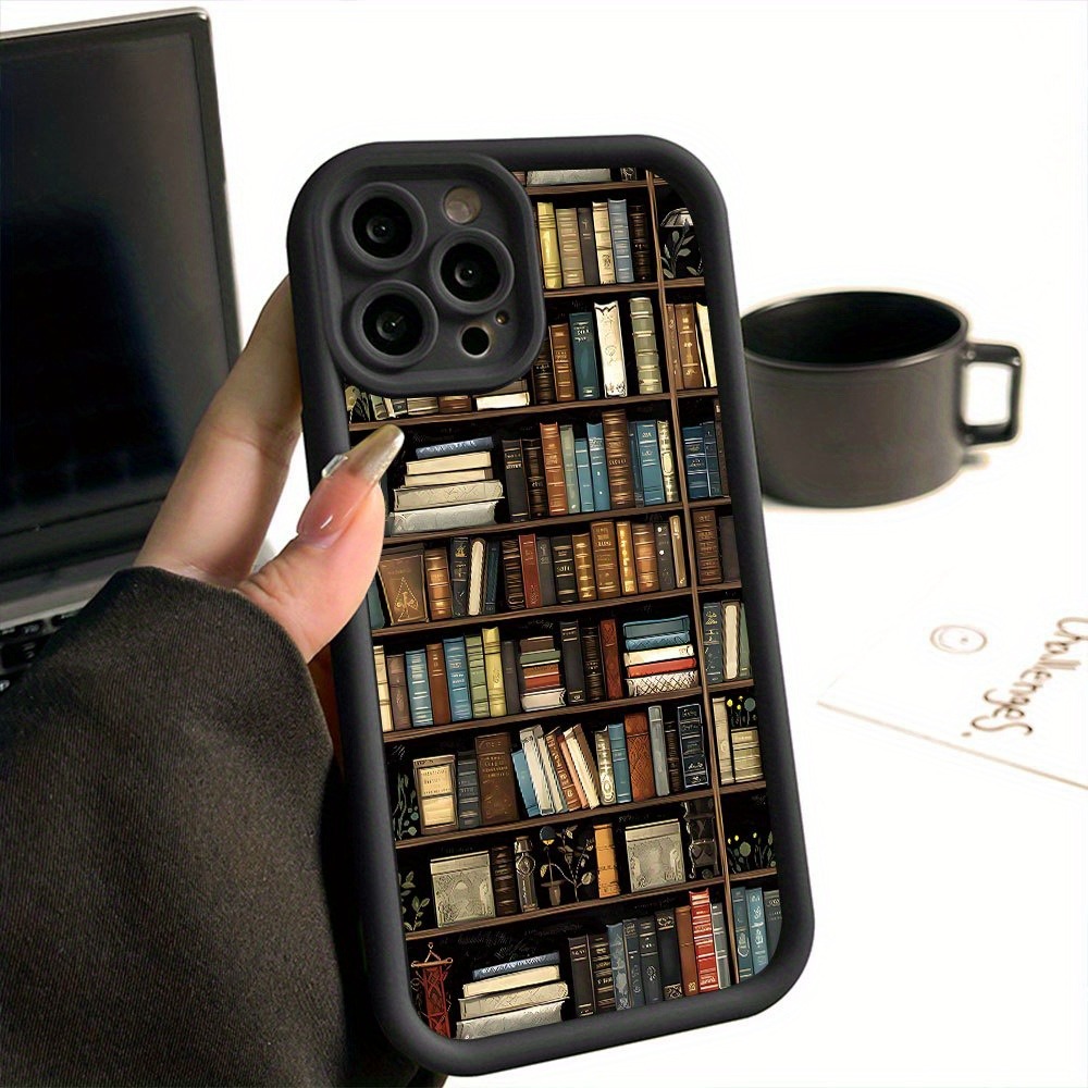 Phone Cases For Iphone 16 - Boekenplank Creatief Patroon Telefoonhoesje Voor iPhone