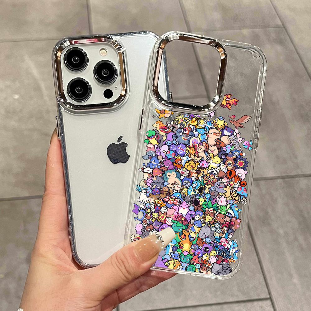 Cute Cartoon Case - Schattige Cartoon P-Pokemon Collectie Telefoonhoesje voor