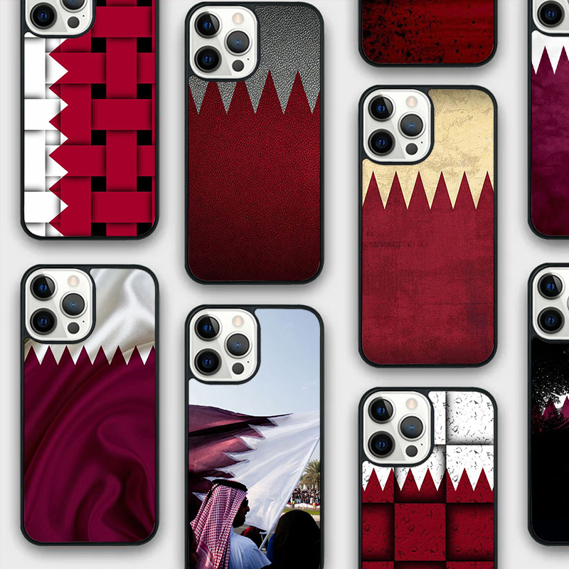 Phone Cases Qatar - Telefoonhoesje met Qatar-vlag, nationale banner, voor