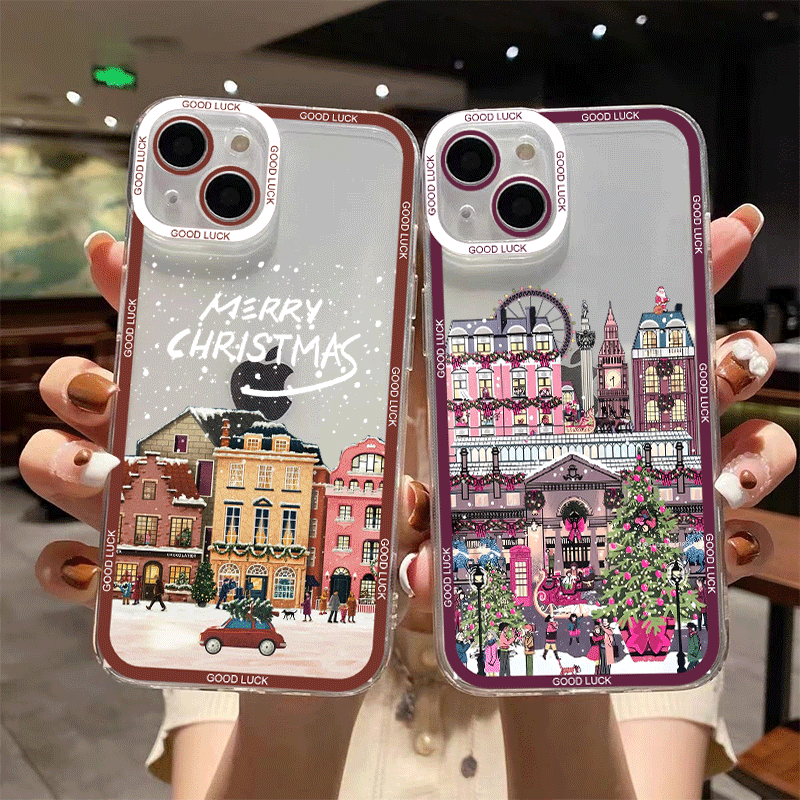 Phone Cases Redmi - Winter Nieuwjaar Kerst Straat Landschap Telefoon
