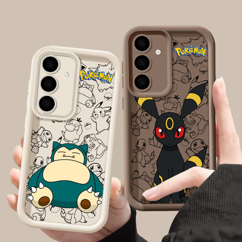 Phone Cases Samsung S25 Fe - Snorlaxs Umbreons P-Pokemons Anime S26 Ultra