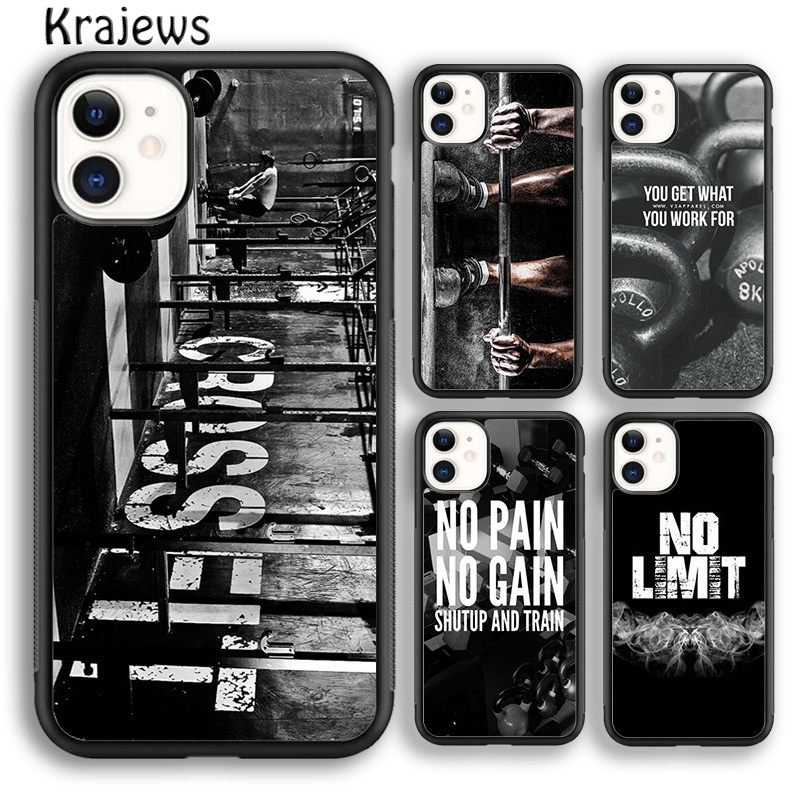 Phone Cases Jordan - Krajews Training Workout Gym Crossfit Citaat