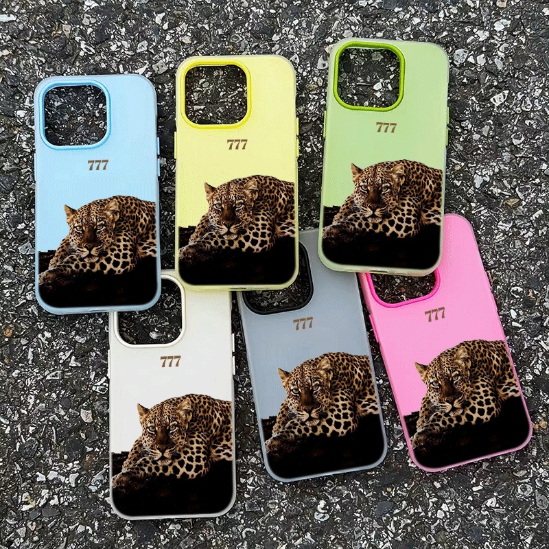 Phone Cases Cool - Coole hoes met luipaardprint en nummer