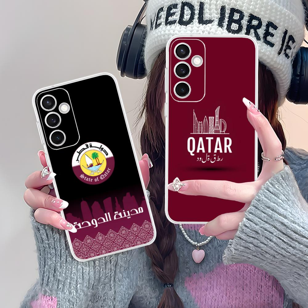 Phone Cases Qatar - Qatar Vlag Transparante Mobiele Telefoonhoes voor