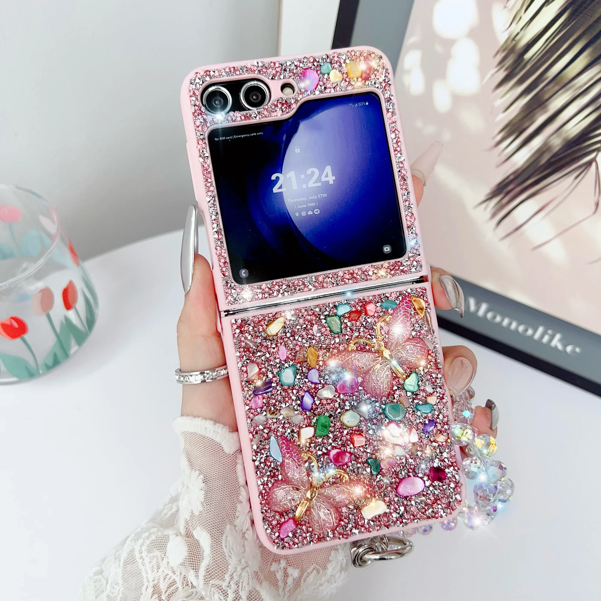 Phone Cases Samsung Galaxy - Luxe Glitter Telefoon Case Voor Samsung