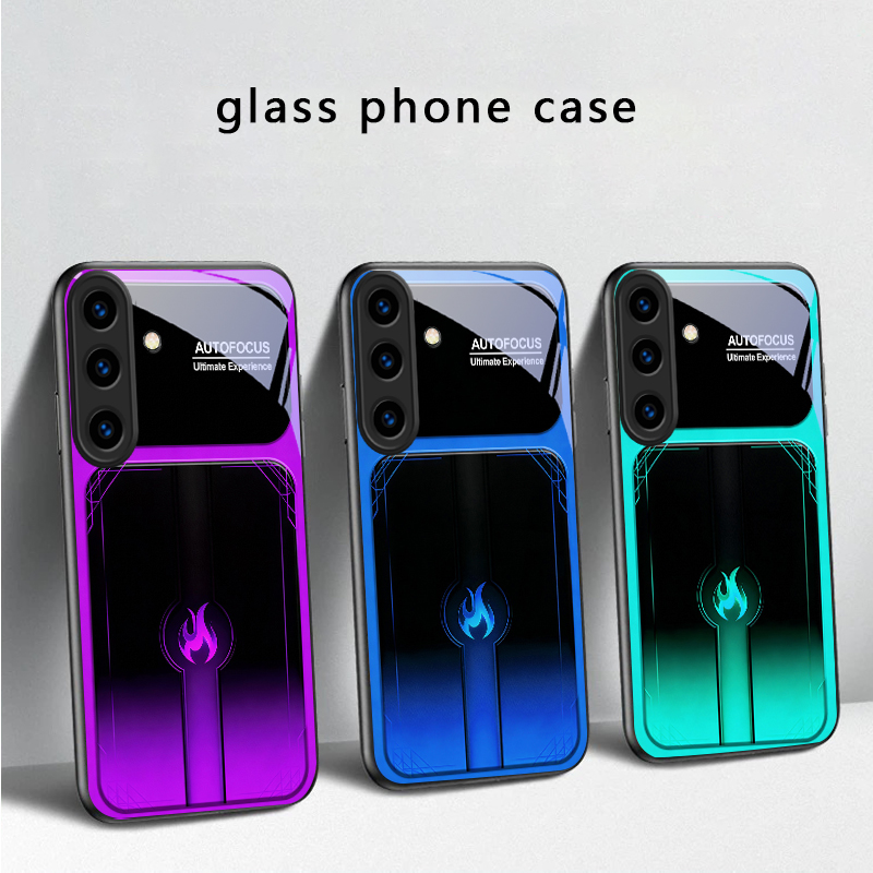 Phone Cases Purple - Verblindende paarse vlammen voor Samsung Galaxy