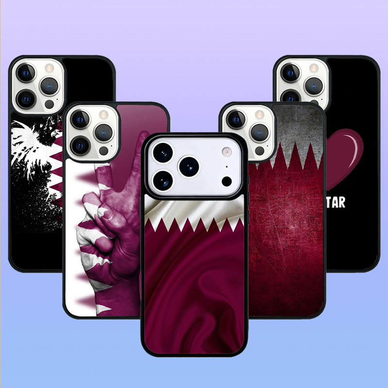 Phone Cases Qatar - Telefoonhoesje met Qatar-vlag, nationale vlag, voor
