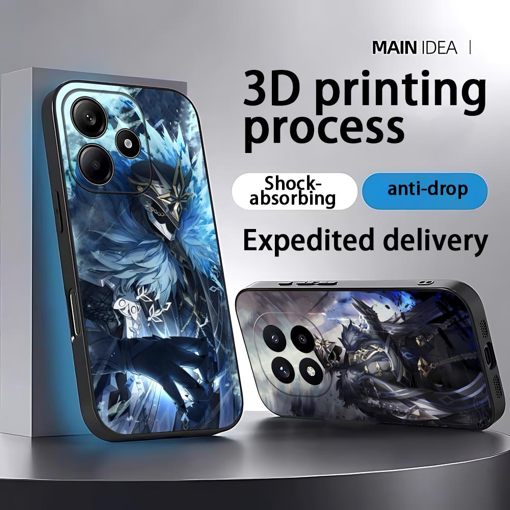 Phone Cases Redmi - Genshin Impact Capitano Telefoon Case Voor