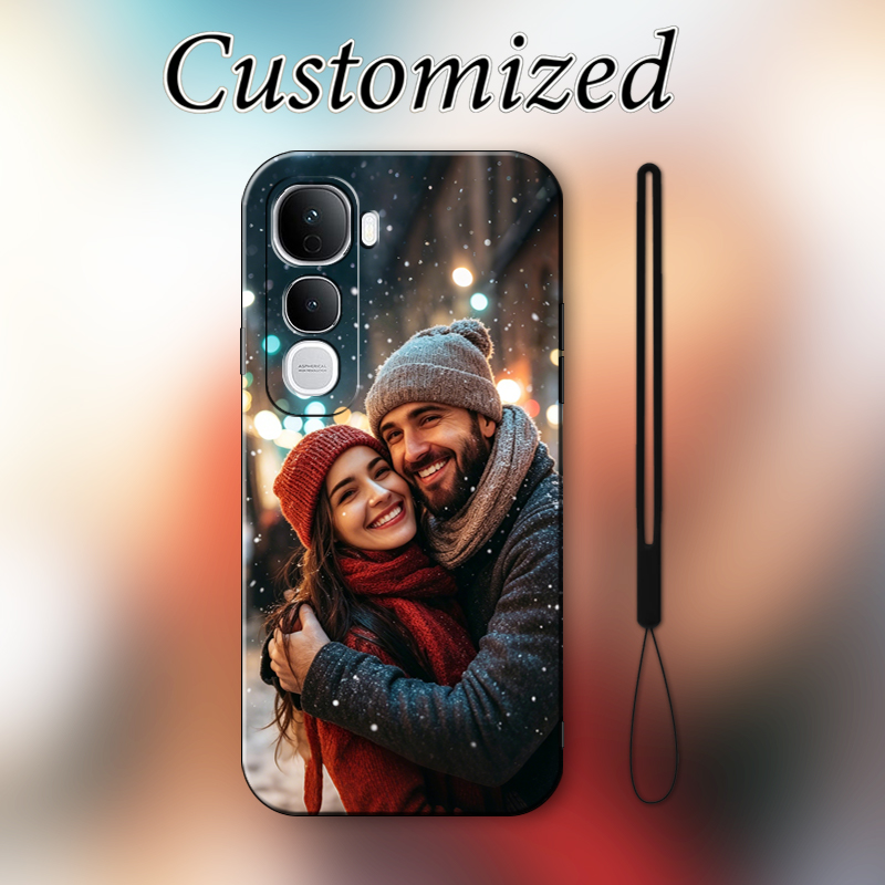 Phone Cases Customized - Aangepaste foto-telefoonhoesjes met riem compatibel voor