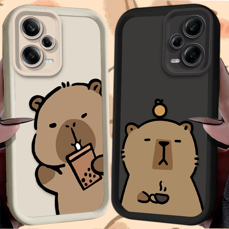 Cute Cartoon Case - Cartoon schattige capibara telefoonhoesje voor Xiaomi
