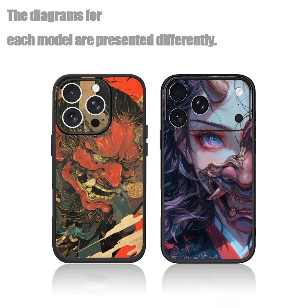 Phone Cases Japan - Japan Ghost Face Samurai Telefoonhoesje voor
