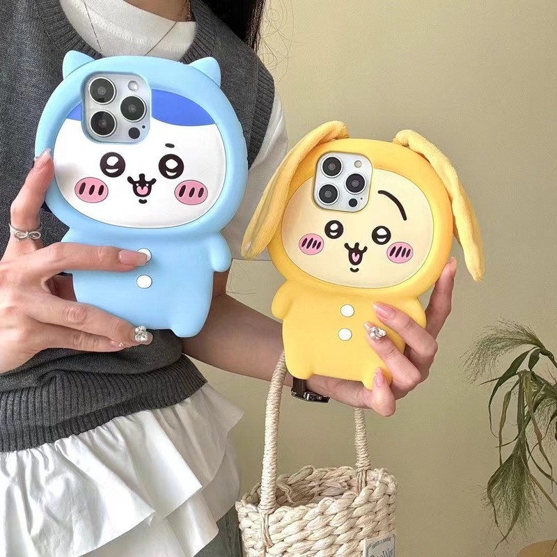 Phone Cases Japanese - Cartoon 3D pyjama Usagi Hachiware telefoonhoesje