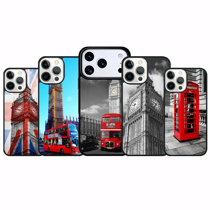 Phone Cases London - London Red Bus Big Ben telefoonhoesje
