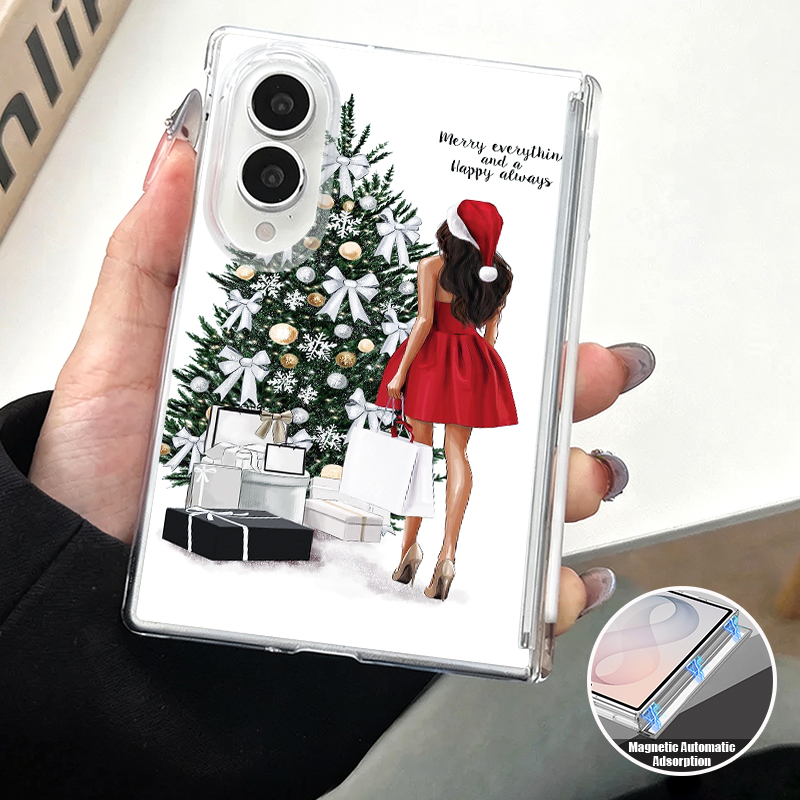 Phone Cases Z Fold 5 - Magnetische telefoonhoes met automatische adsorptie voor