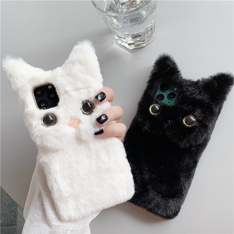 3D Schattige Cartoon Kat Pluch - Phone Cases For Iphone 16 recensie en prijs
