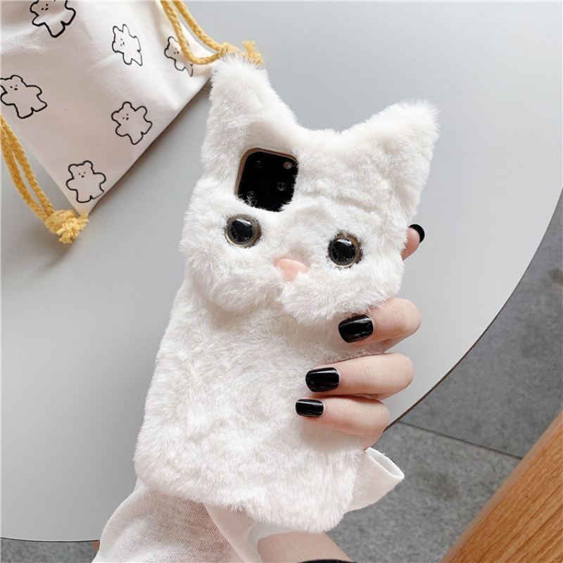 3D Schattige Cartoon Kat Pluch - Phone Cases For Iphone 16 recensie en prijs