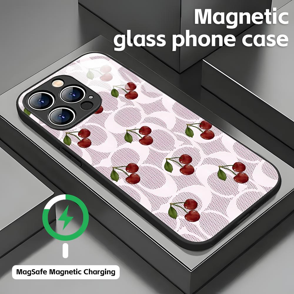 Cherry Luxe Patroon Telefoonho - Phone Cases For Iphone 16 recensie en prijs