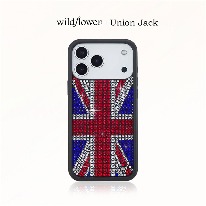 Glinsterende Rhinestone Union  - Phone Cases London recensie en prijs