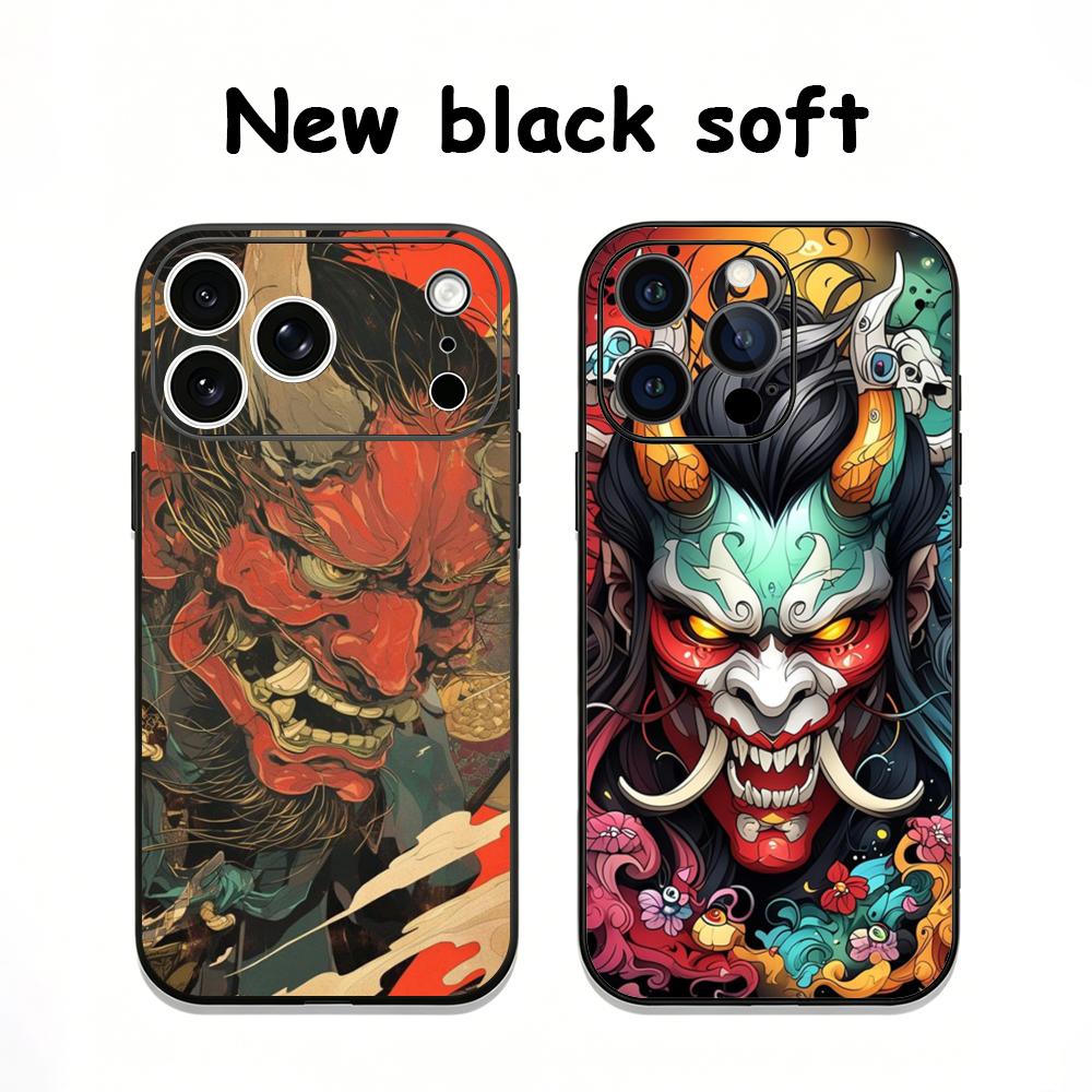 Coole spookgezicht Japan Samur - Phone Cases Japan recensie en prijs