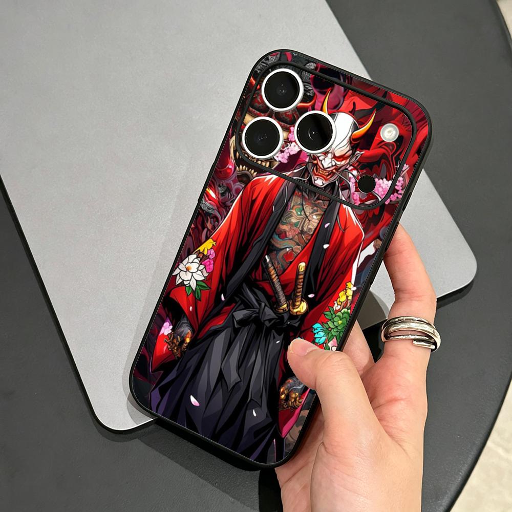 Coole spookgezicht Japan Samur - Phone Cases Japan recensie en prijs