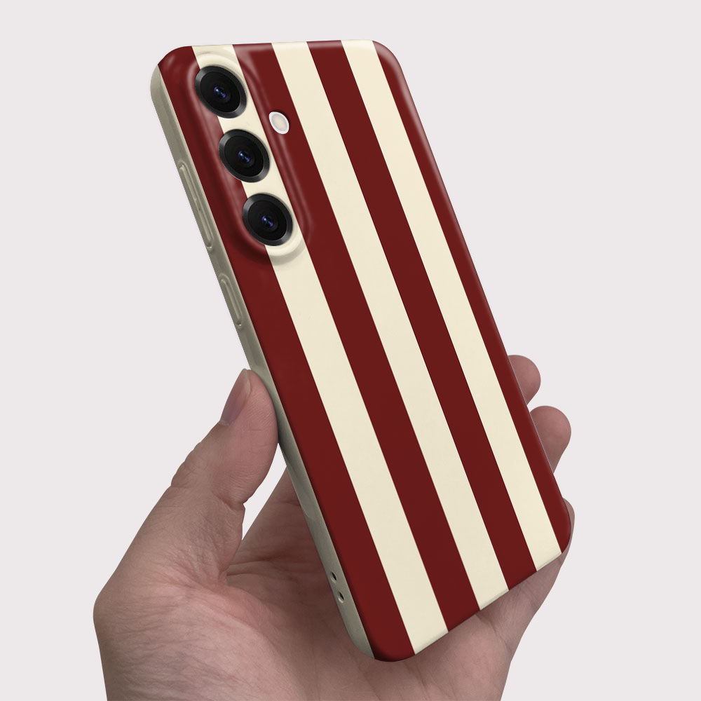 Rood-wit gestreepte hoes voor  - Phone Cases Red recensie en prijs