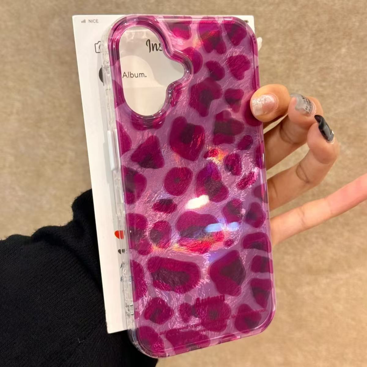 Paarse luipaardprint telefoonh - Phone Cases Red recensie en prijs