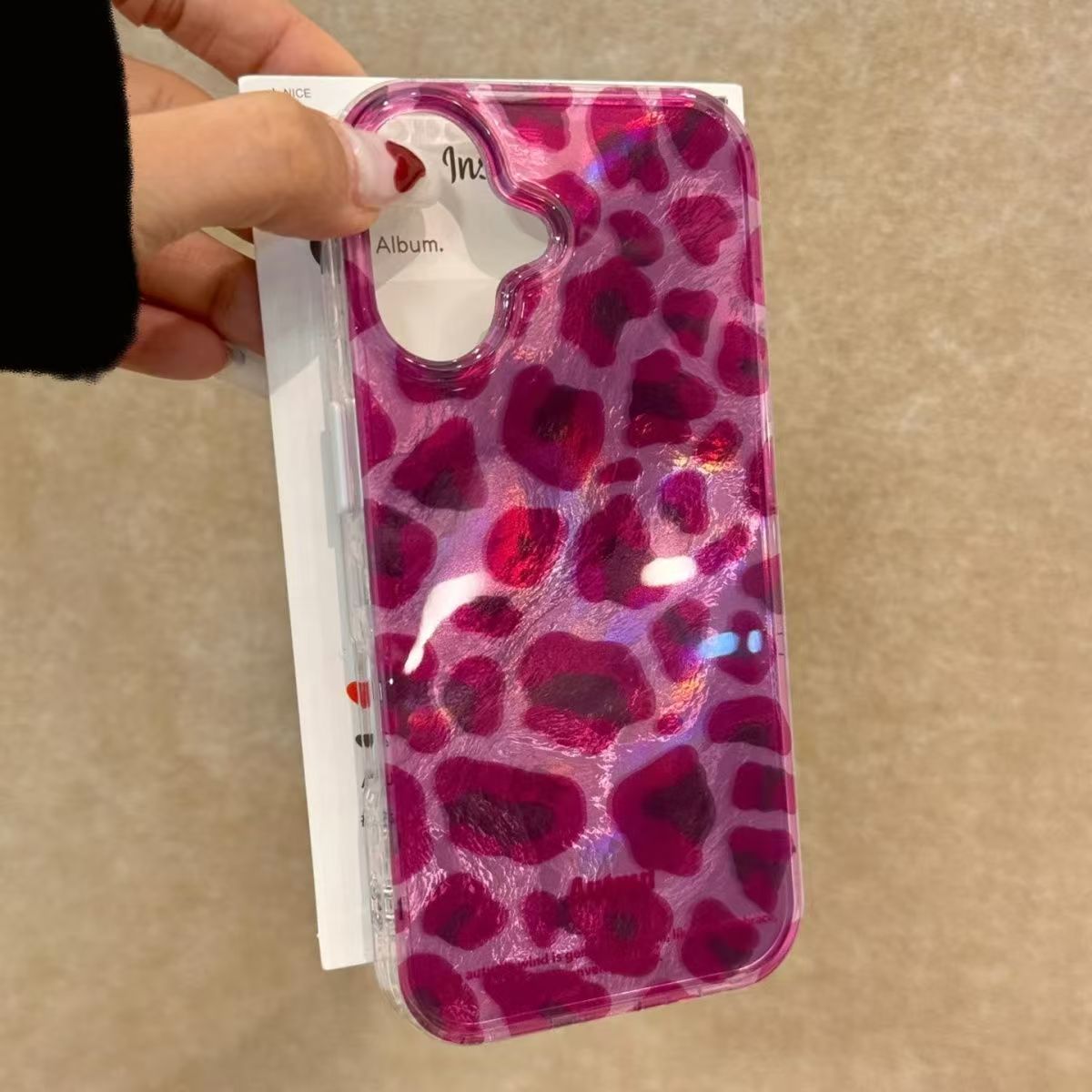 Paarse luipaardprint telefoonh - Phone Cases Red recensie en prijs