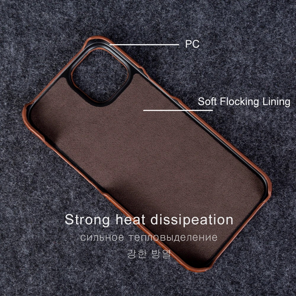 Echte leren telefoonhoesjes vo - Phone Cases Classy recensie en prijs