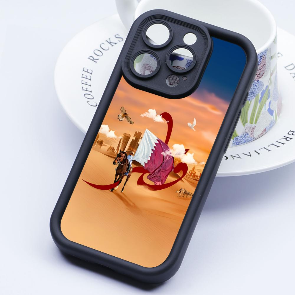 Qatar Vlag Verdikte TPU Mobiel - Phone Cases Qatar recensie en prijs