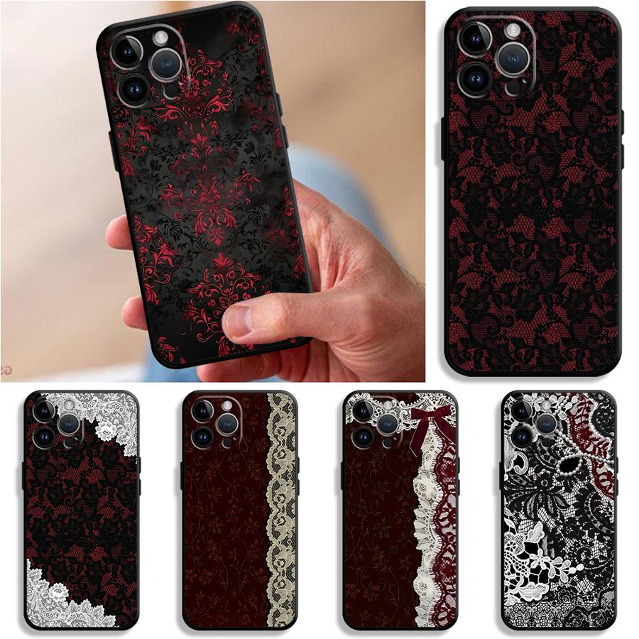 Zwarte en rode sexy kant telef - Phone Cases Red recensie en prijs