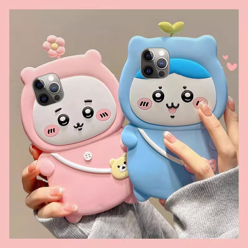 3D Chiikawa Bloemen Siliconen  - Phone Cases Japanese recensie en prijs