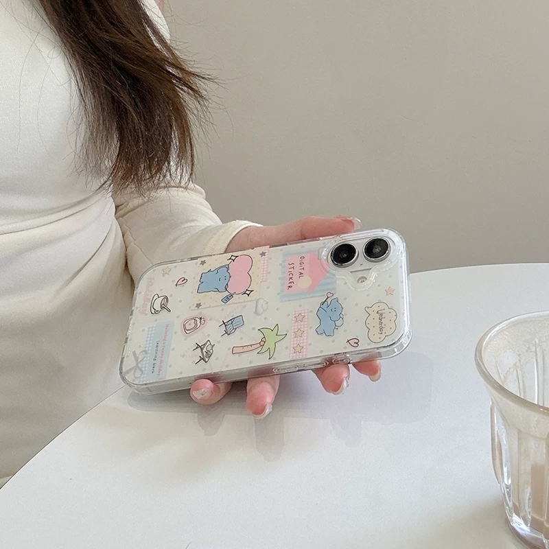 Schattig cartoon olifantje dat - Cute Cartoon Case recensie en prijs