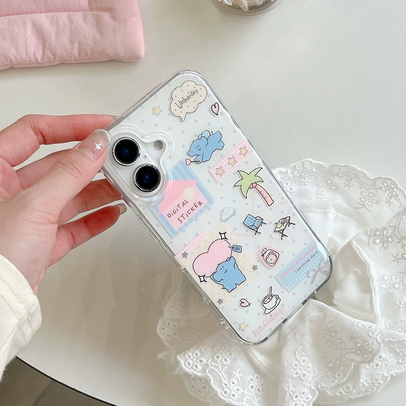 Schattig cartoon olifantje dat - Cute Cartoon Case recensie en prijs
