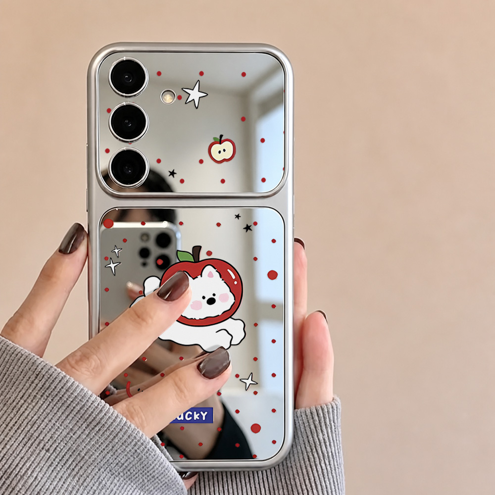 Make-up spiegel schattige hond - Phone Cases Samsung S25 Fe recensie en prijs