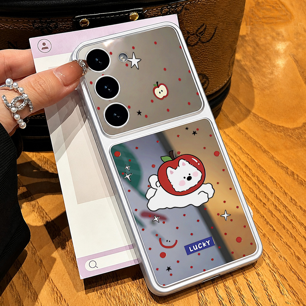 Make-up spiegel schattige hond - Phone Cases Samsung S25 Fe recensie en prijs