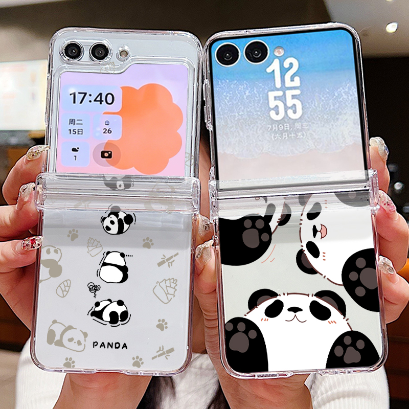 Schattig Panda-patroon telefoo - Phone Cases Z Flip 6 recensie en prijs