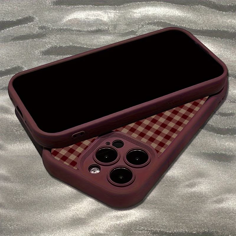 Wijnrood vintage roodbruine ge - Phone Cases Red recensie en prijs