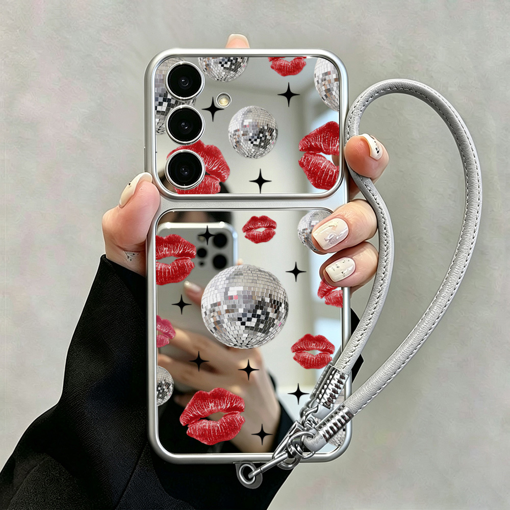 Make-up spiegel rode lippen te - Phone Cases Red recensie en prijs