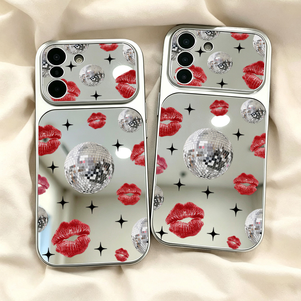 Make-up spiegel rode lippen te - Phone Cases Red recensie en prijs