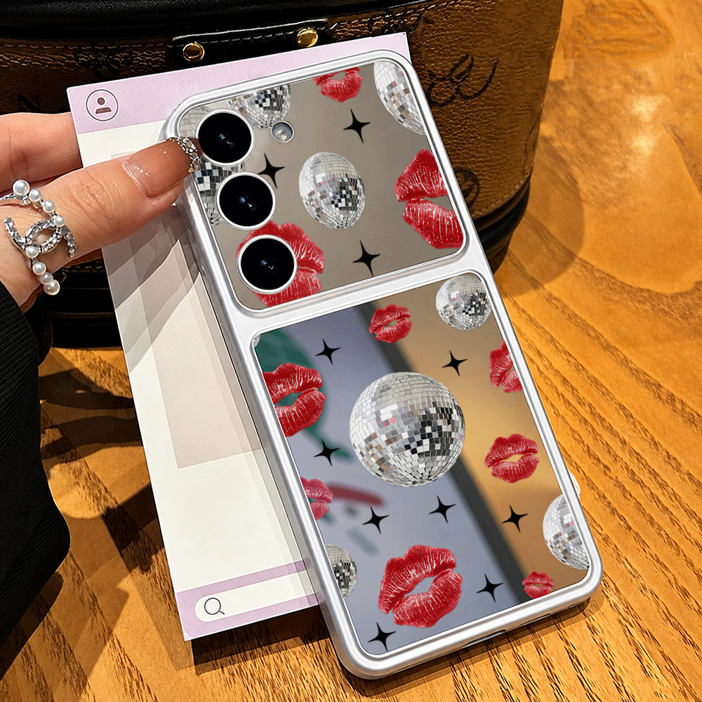 Make-up spiegel rode lippen te - Phone Cases Red recensie en prijs