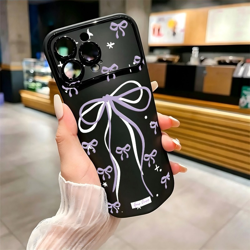 Grote Paarse Strik Ster Doodle - Phone Cases Purple recensie en prijs