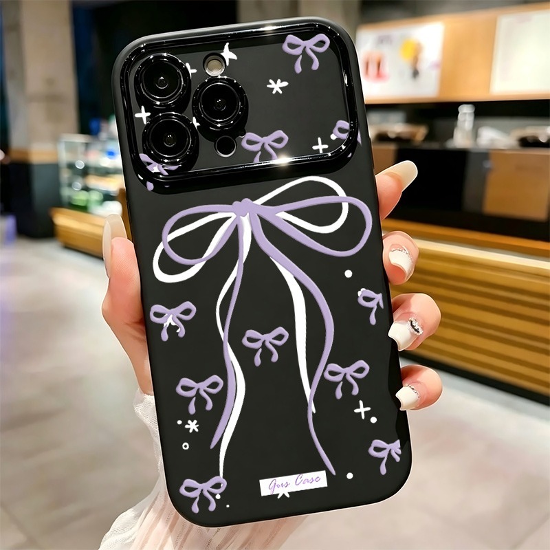 Grote Paarse Strik Ster Doodle - Phone Cases Purple recensie en prijs