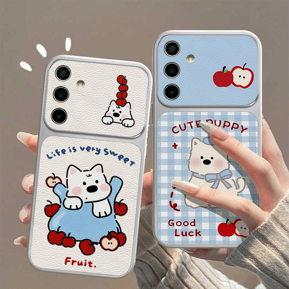 Schattig Wit Puppy Telefoonhoe - Phone Cases Samsung S25 Fe recensie en prijs