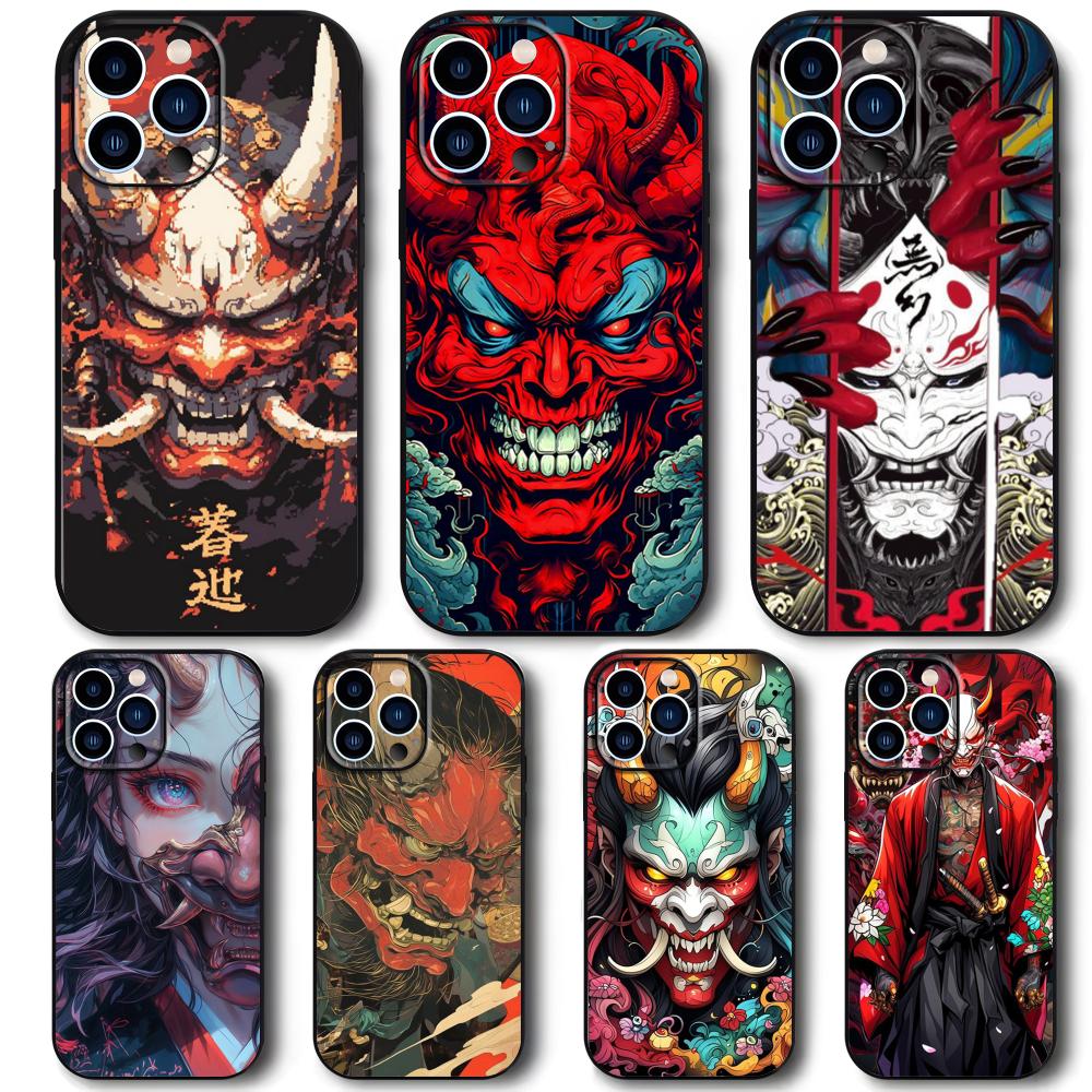 Japanse geestengezicht Samurai - Phone Cases Japan recensie en prijs