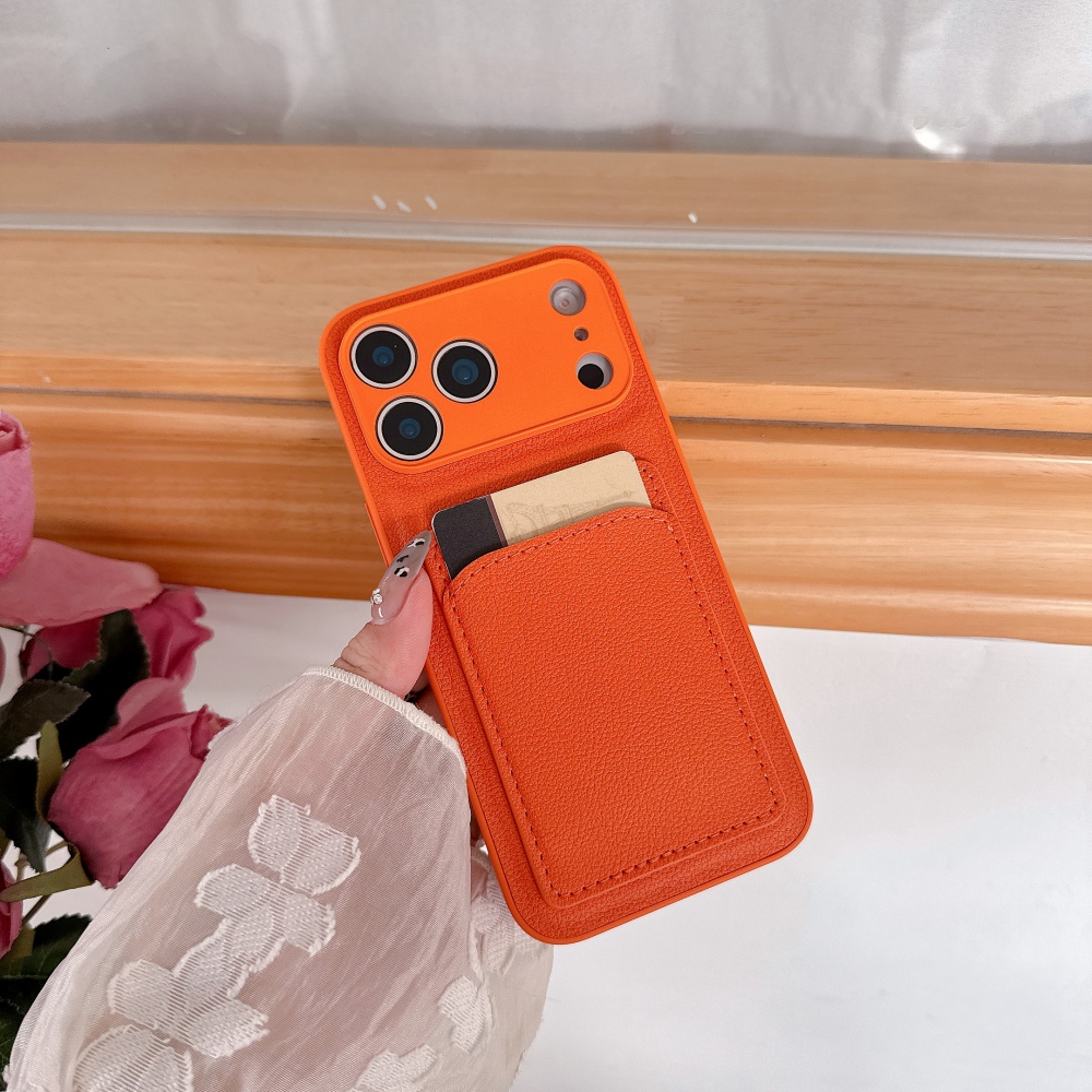 Luxe Geavanceerde Oranje Leder - Phone Cases Classy recensie en prijs