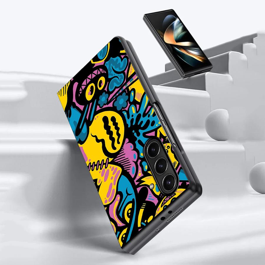 Cartoon Graffiti Ontwerp Case  - Phone Cases Z Fold 5 recensie en prijs