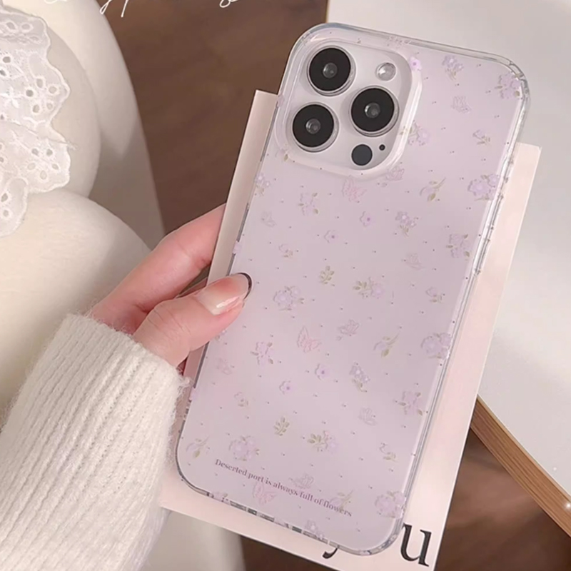 Ins Koreaanse Paarse Bloemen Z - Phone Cases Purple recensie en prijs