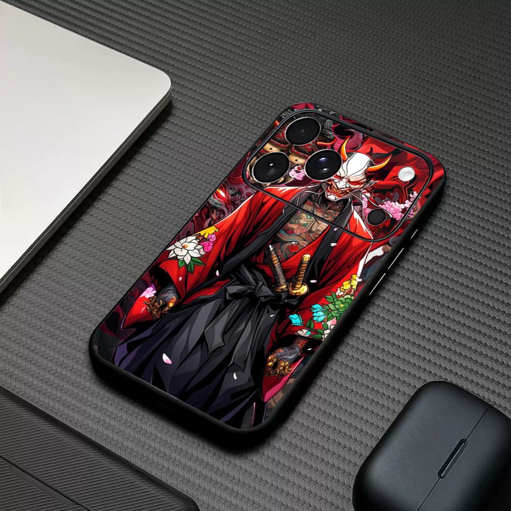 Japan Ghost Face Samurai Telef - Phone Cases Japan recensie en prijs